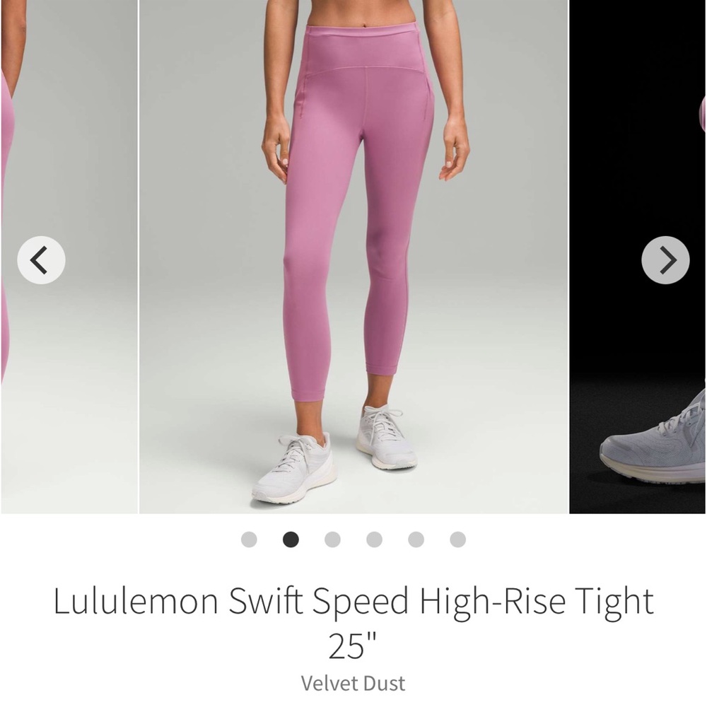 lululemon athletica Velvet Dust High-Rise Leggings